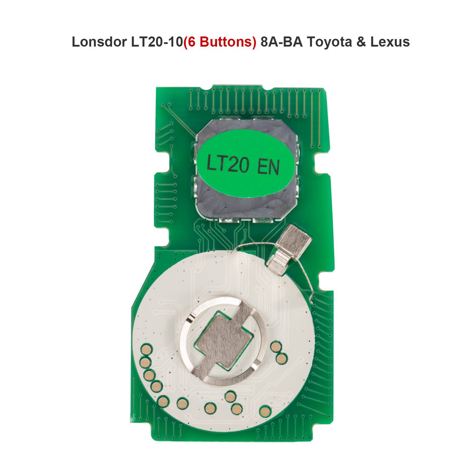 2024 Lonsdor LT20-10 Universal Smart Remote PCB All-in-One Board for Toyota/Lexus 8A-BA 4/5/6 Buttons Switchable Frequency