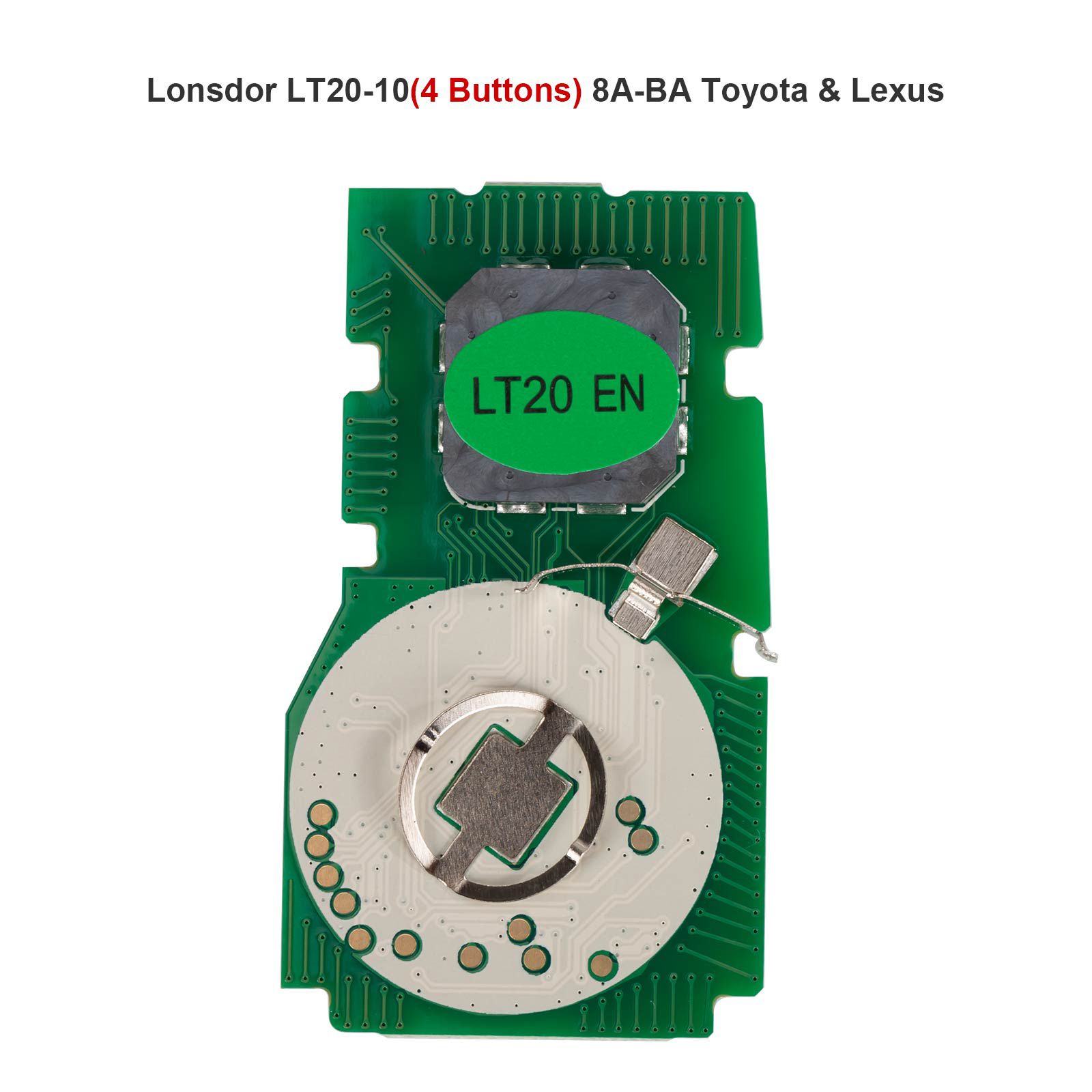 2024 Lonsdor LT20-10 Universal Smart Remote PCB All-in-One Board for Toyota/Lexus 8A-BA 4/5/6 Buttons Switchable Frequency