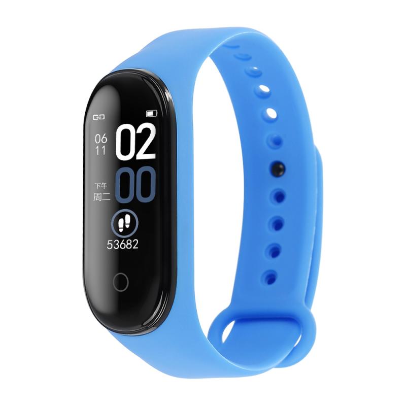 M4 Smart Band Bluetooth Smart Bracelet with Battery Fitness Sports Pedometers Wristband Watch Heart Rate Blood Pressure Monitor