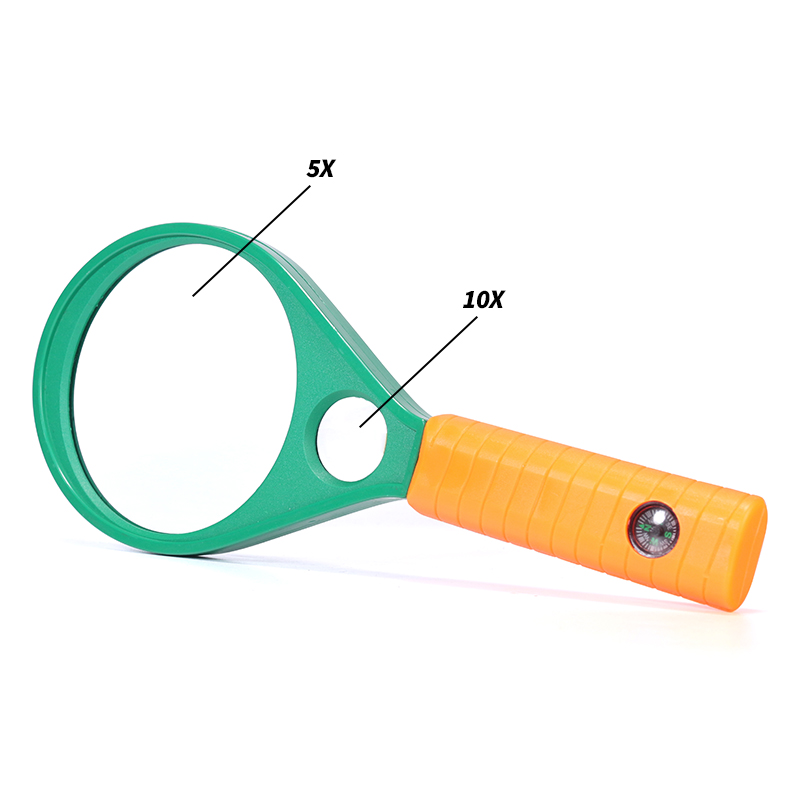Magnifier 60mm 75mm 5X-10X Magnifying Glass Hand-Held Portable Magnifier Tools for Reading Welding