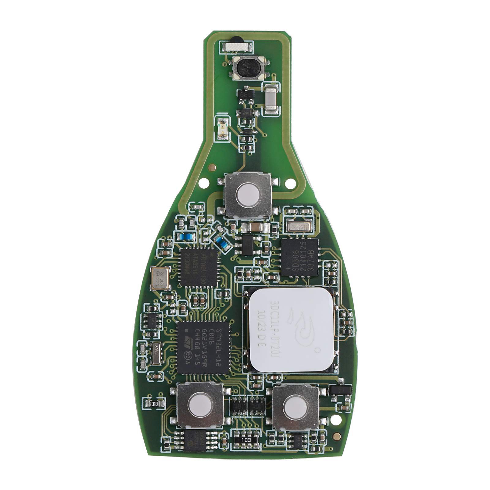 CG MB FBS3 BGA Keyless Go Key PCB with Shell for W204 W207 W212 W164 W166 W216 W221 W251 After Year 2010