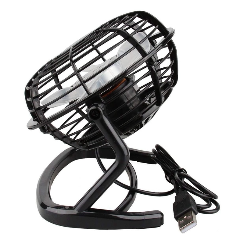Mini USB Desktop Fan Office Personal Fan Portable Summer Cooling Fan with 360 Rotation