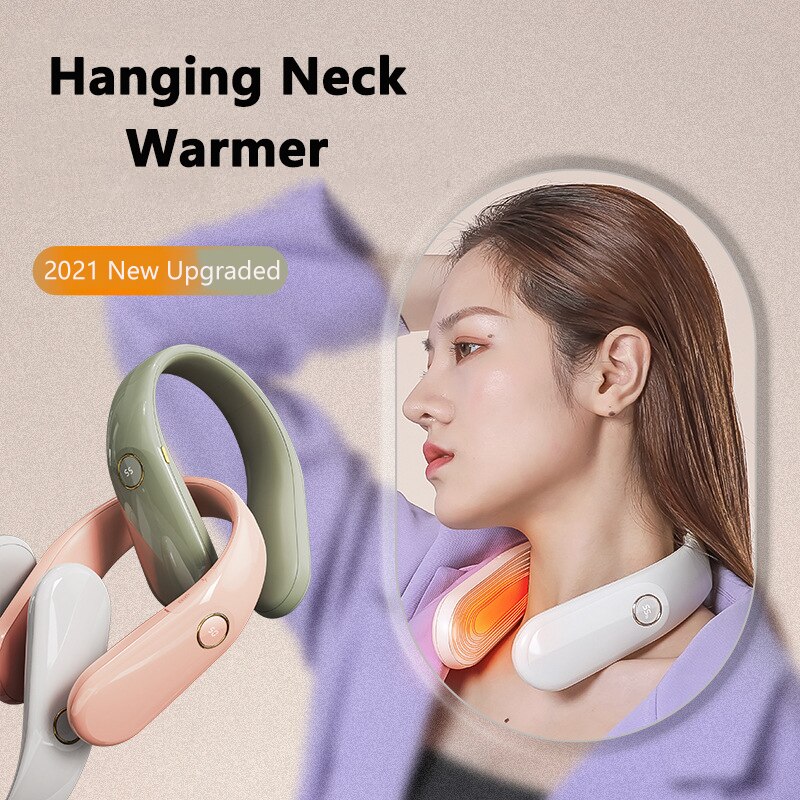Neck Warmer Fan USB Portable Fast Charge Winter Hand Warmer and Neck Warmer Two-in-one Baby Warmer 8000mAH