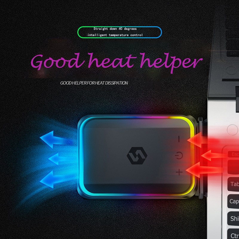 NEW Vacuum Portable Notebook Laptop Cooler USB Air External Extracting Cooling Fan for Laptop Speed Adjustable