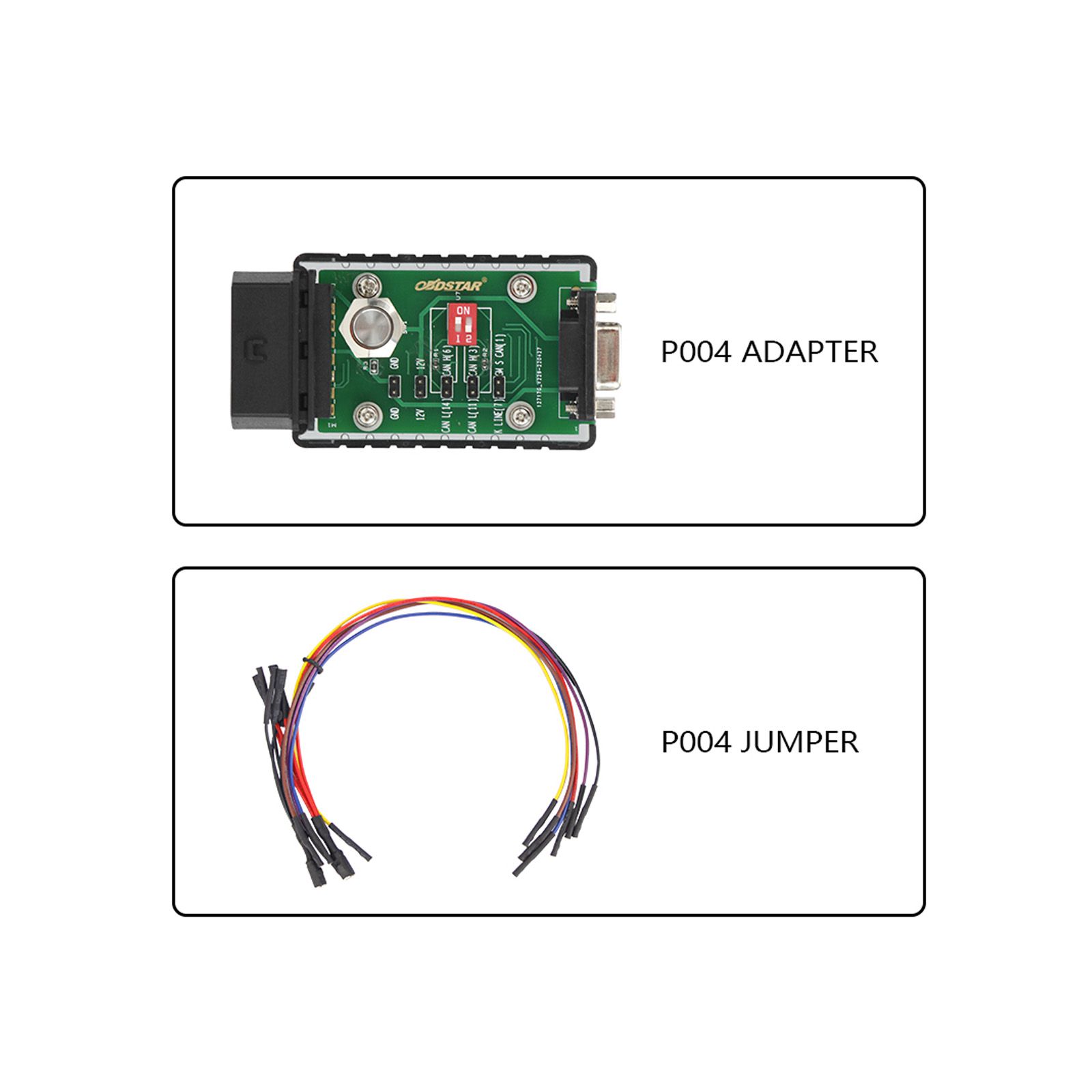 OBDSTAR Airbag Reset Software Authorization Plus P004 Adapter and Jumper Cable for OBDSTAR Odo Master Full Version