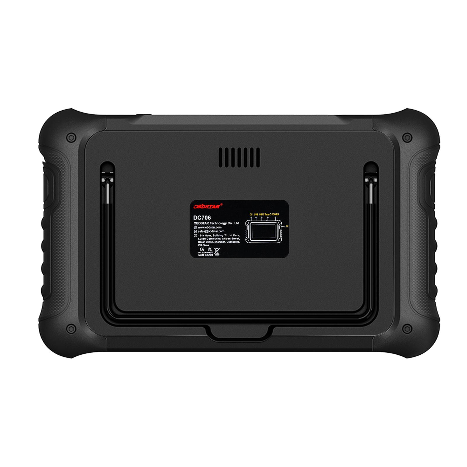 OBDSTAR DC706 ECU Tool for Car and Motorcycle with ECM+TCM+BODY ECU Clone by OBD or BENCH