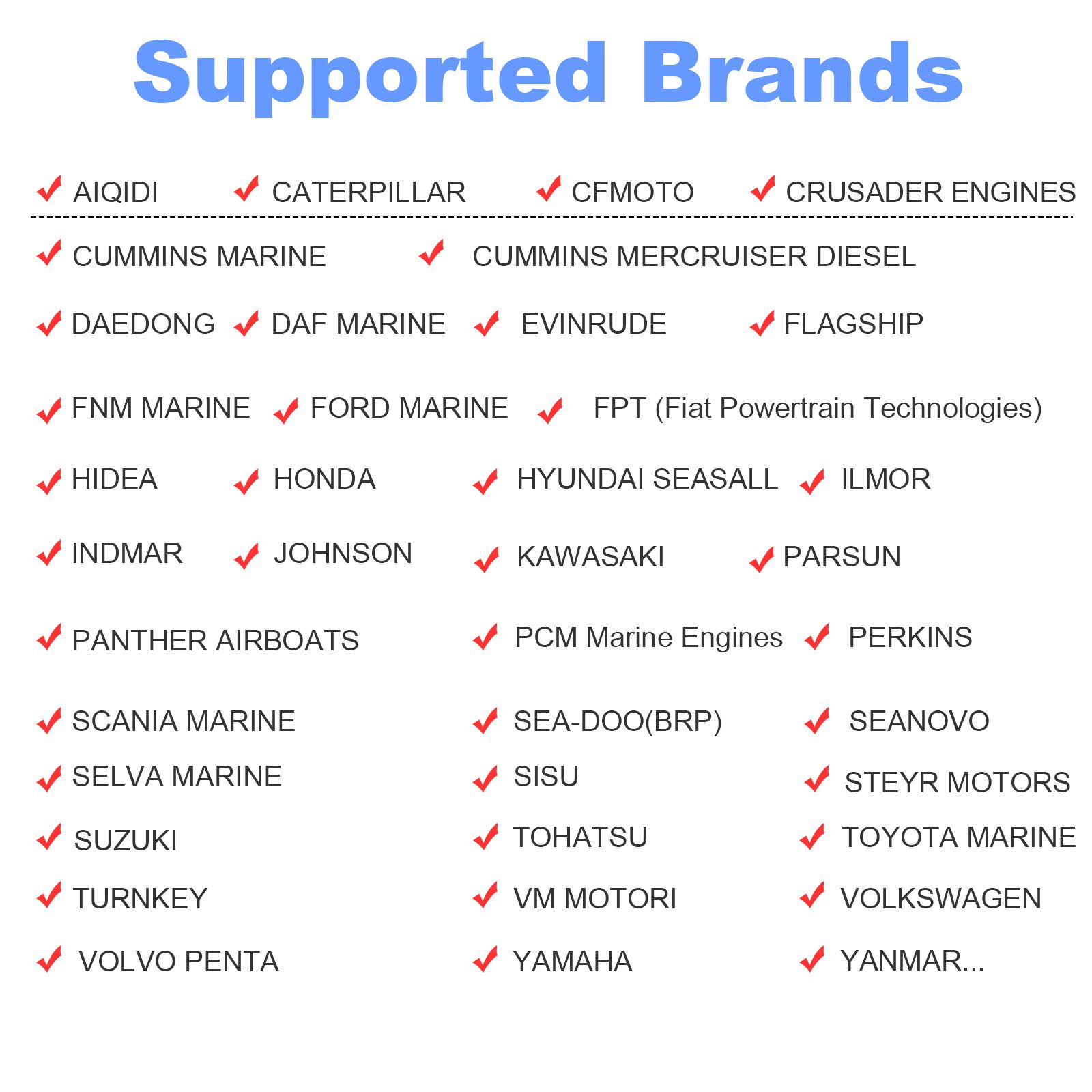 OBDSTAR Marine Master for Jet ski / Outboard/ Inboard/ Generator, Read/Clear Code, Data Flow, Freeze Frames, Action Test