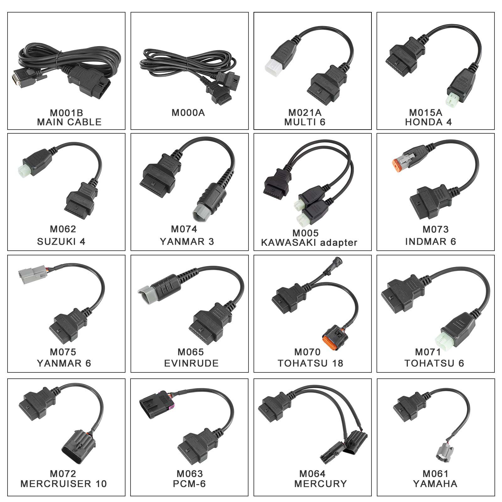 OBDSTAR Marine Master for Jet ski / Outboard/ Inboard/ Generator, Read/Clear Code, Data Flow, Freeze Frames, Action Test
