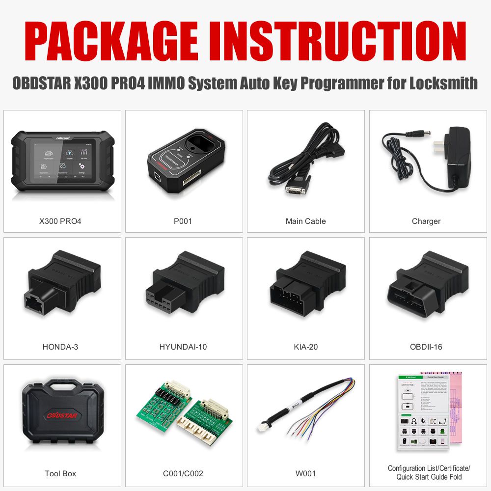 OBDSTAR X300 Pro4 Pro 4 Key Master Auto Key Programmer Same IMMO Functions as X300 DP Plus
