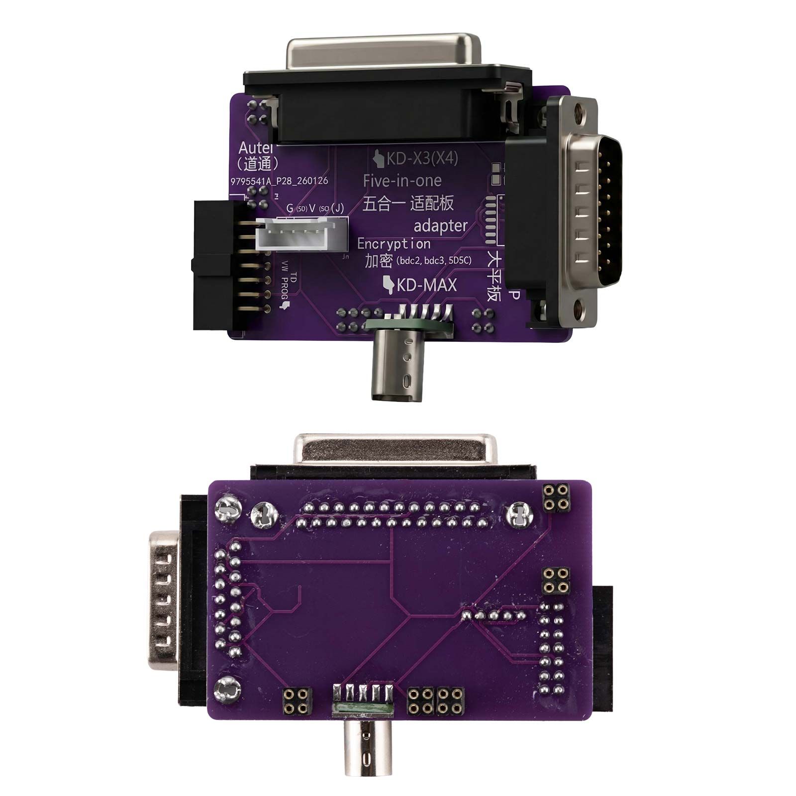 2026 OEM BDC3 8-in-1 Adapter Kit for VAG 5C 5D BMW Encrypted Key Programming & Matching Work with Keydiy KD-X4/ KD-MAX/ VVDI Key Tool Plus/ VVDI2