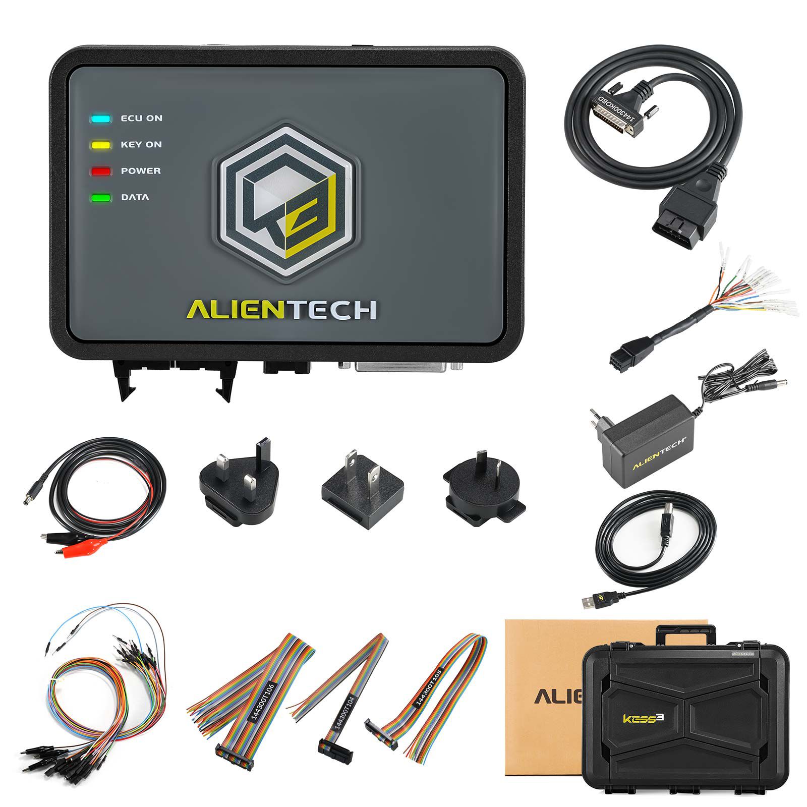 Original Alientech KESS V3 KESS3 Master Version with CAR-LCV + BIKE-ATV + TRUCK-TRACTORS MARINE with OBD/BENCH/BOOT Protocols