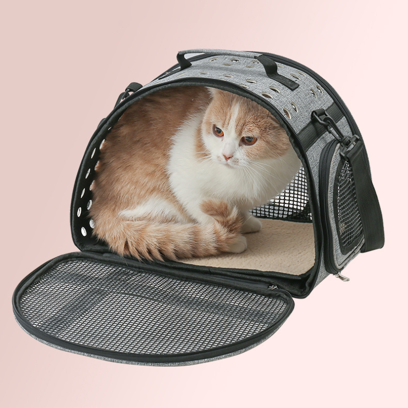 Pet Carrier Bag Breathable Cat Travel Bag Large Capacity Shoulder Bag For Puppy Transparent Outdoor Handbag Pet Supplies