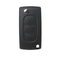 3 Button 433MHZ Remote Key shell for Peugeot 5pcs/lot