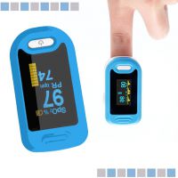Oximetro Pulse Oximeter Fingertips Blood oxygen Oximeter Saturation Heart Rate Monitoring LED Color Screen Blood Oxygen Monitors