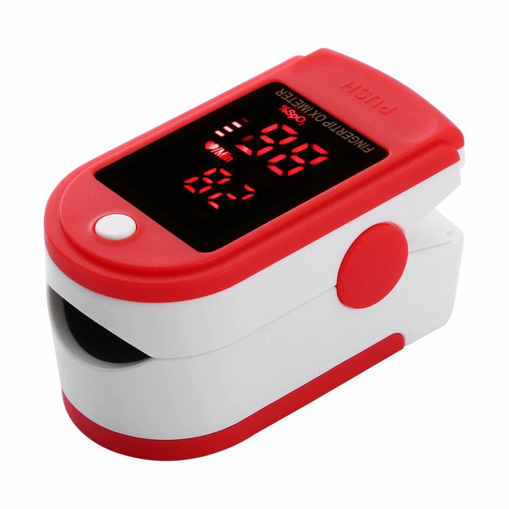Oximeter LCD Color Screen Pulse Oximeter Saturation Monitor Portable Oxygen Sensor Home Clip Fingertip Oximeter