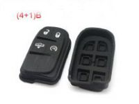 Button Rubber 4+1 Button for Dodge/Chrysler/Jeep 5pcs/lot
