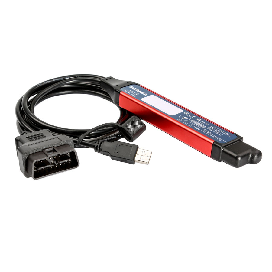 Latest Versoin Scania VCI-3 VCI3 Scanner Full Chip Wifi Diagnostic Tool with Scania SDP3 V2.48.6 Software for Scania