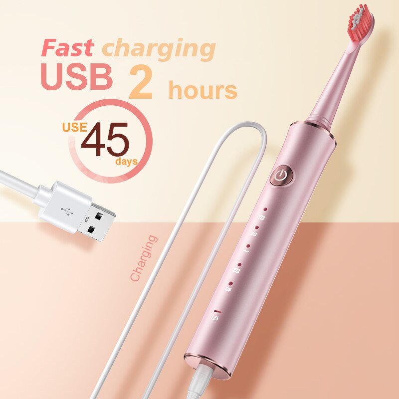 Sonic Electric Toothbrush High quality electr Tooth Brush electrica Usb Fast charging Adult Waterproof xp7 GL42A