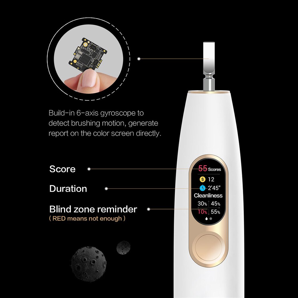 Sonic Electric Toothbrush Rechargeable Waterproof Ultrasonic Adult Whitening Healthy Tooth Brush