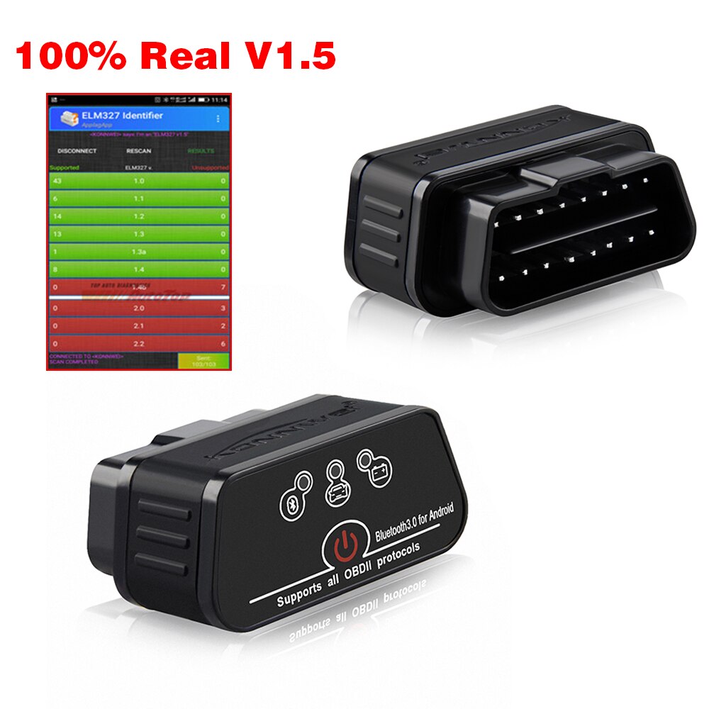 ICar2 Obd2 Auto Sscanner ELM327 ODB 2 Bluetooth-compatible Wifi Car Diagnostic Tool ELM 327 V 1.5 OBD 2 Car Diagnostic Scanner