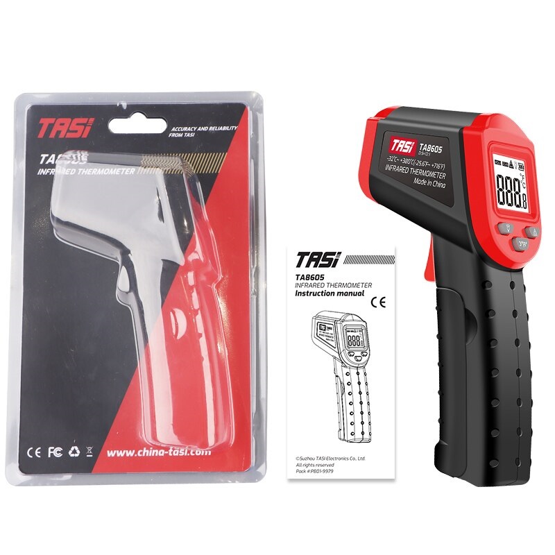 TA600A  Infrared Thermometer Digitale Non Contact Temperature Gun Industry IR Laser Temperrture Meter -50~380 Phrometer