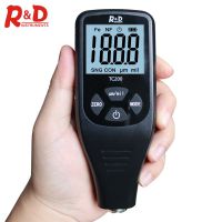 TC200 Coating Thickness Gauge Backlight LCD Film measurement composite Auto Car Paint Thickness Meter withUS RU Manual Fe/NF