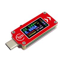 TC64 Type-C color LCD USB Power Meter Tester Digital Current Tester Voltage Detector, Capacity of Power Bank   30%off