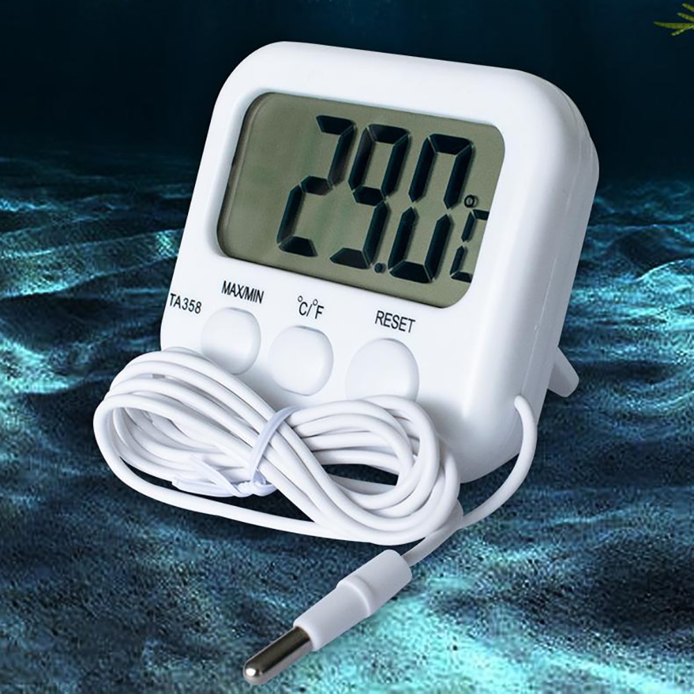 Thermometer Digital Thermo Temperature Meter TA358 with Probe Sensor CableRefrigerator Aquarium Kitchen Electronic LCD