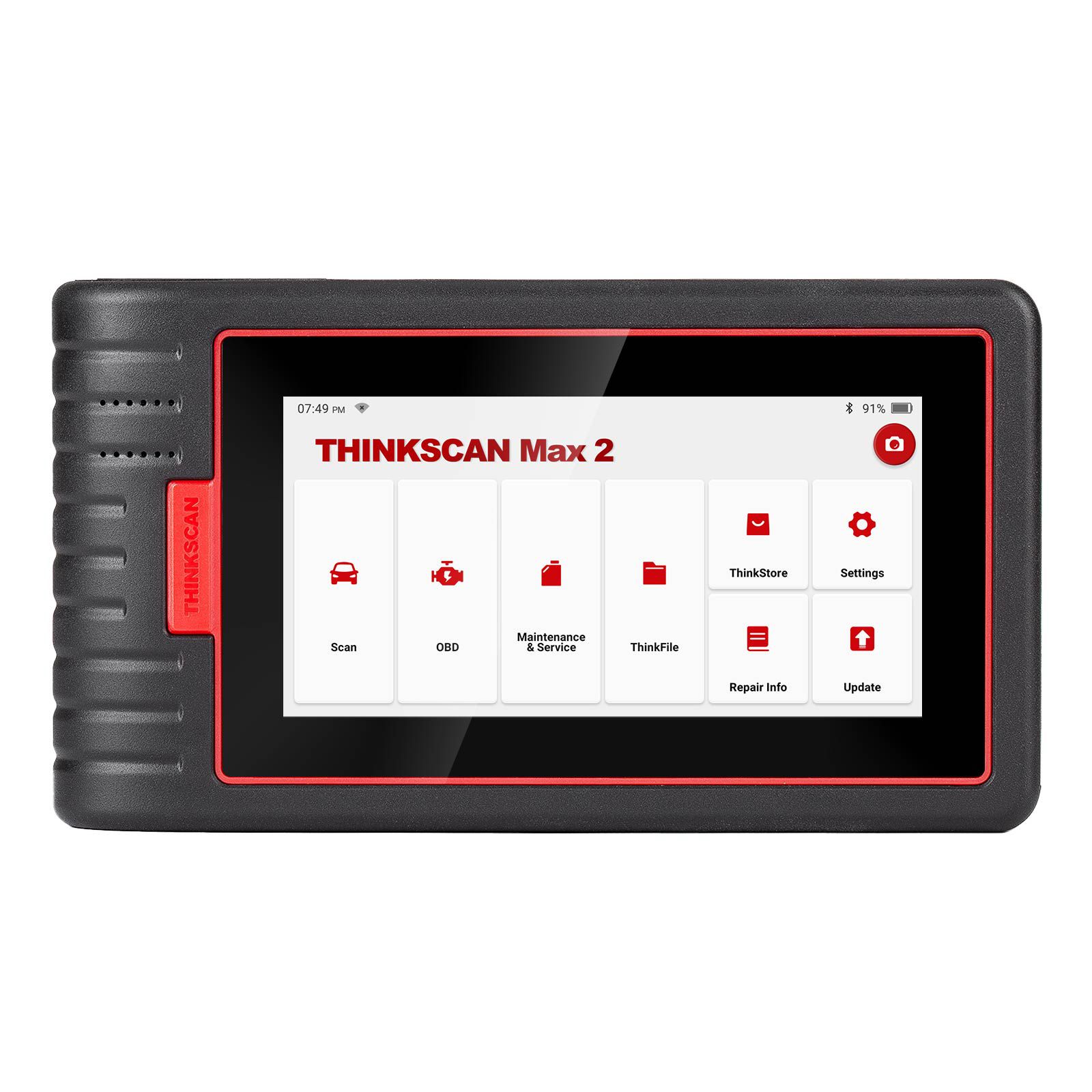 2024 THINKCAR ThinkScan Max 2 Diagnostic Scan Tool with CAN-FD, FCA AutoAuth, All System Diagnosis & 28+ Resets, IMMO/ABS Bleeding/Crankshaft Relearn