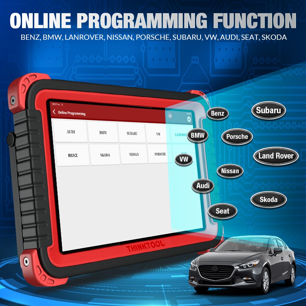 Thinkcar Thinktool Pros+ OBD2 Scanner Professional Automotivo Car Diagnostic Tool Programmable TPMS Code Reader ECU Coding