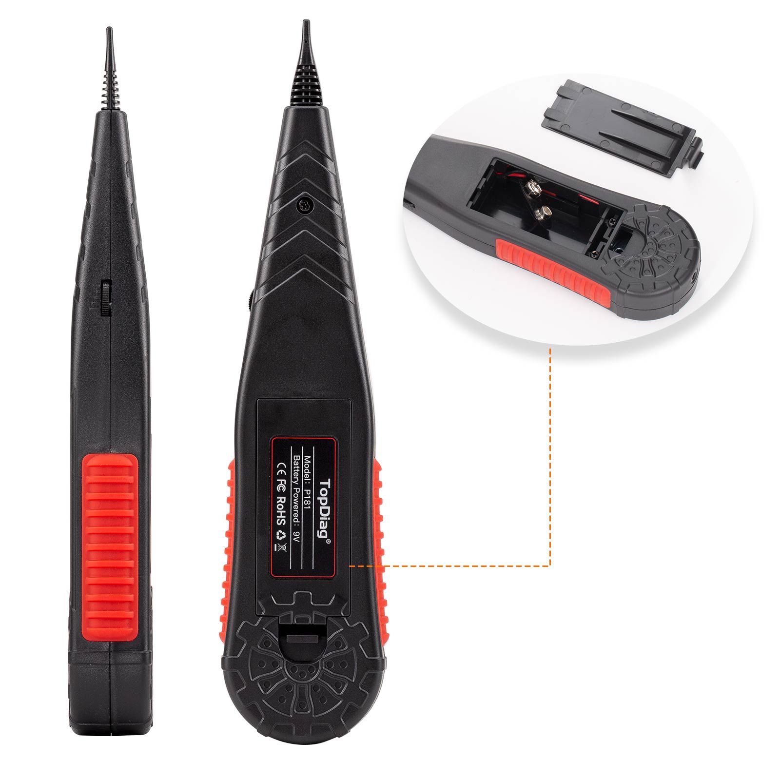 TopDiag P181 Wire Finder, Receiver Find Breakpoint Short Circuit