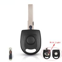 Transponder Key Shell With ID48 Chip For VW Polo Golf for SEAT Ibiza Leon for SKODA Octavia With Light & Battery Car Key