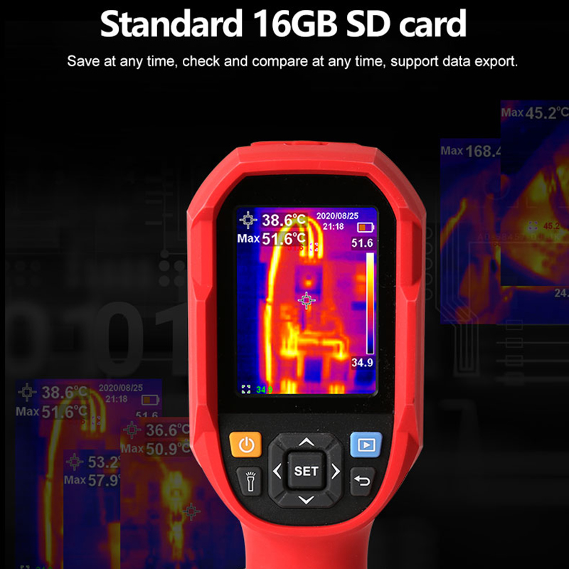 UNI-T Thermal Imager UTI89 PRO 80X60 Pixel Infrared Camera Industrial Thermographic Camera Thermovision IP65 Type C