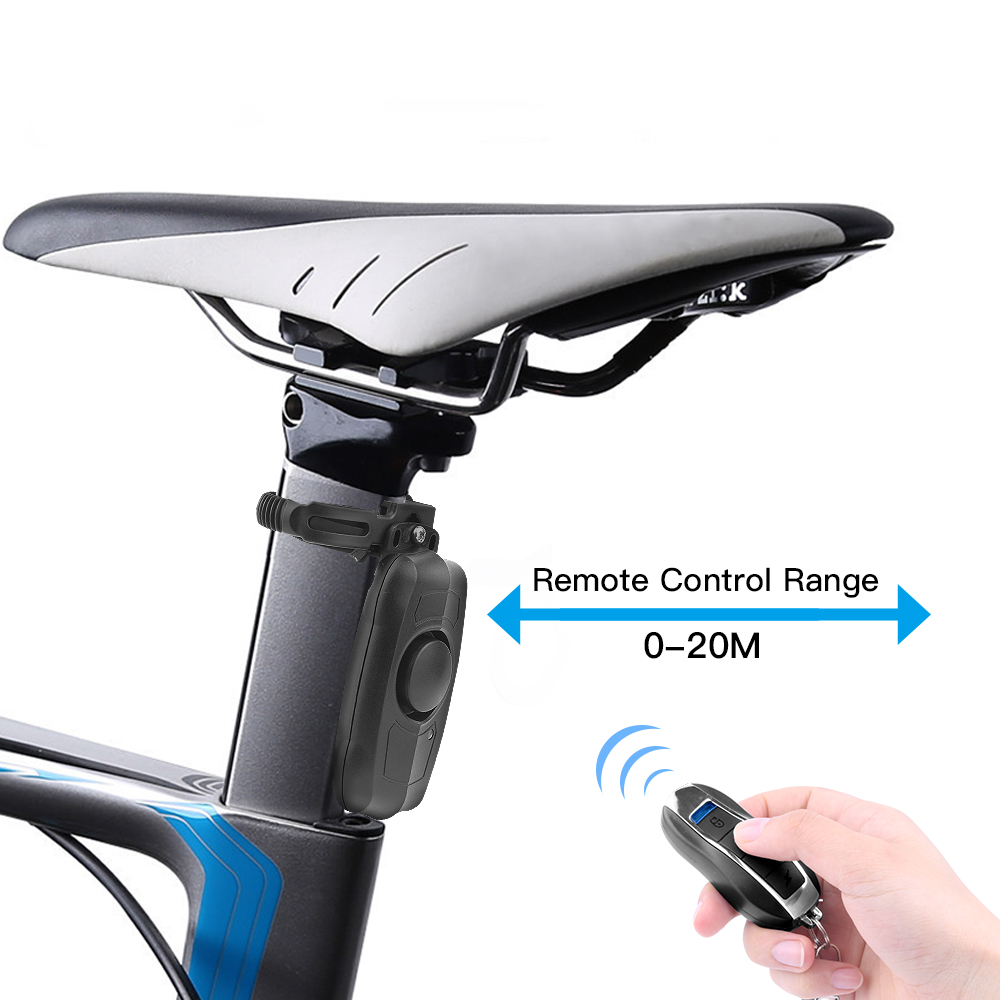 USB Charging Anti-Theft Bike Vibration Alarm Wireless Remote Control Security System Electric Bike Car Motorcycle Alarms