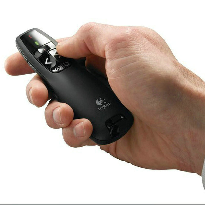 USB Wireless Presenter Red Laser Pointer PPT Remote Control Pointer pen for PowerPoint Presentation teacher logitech R400