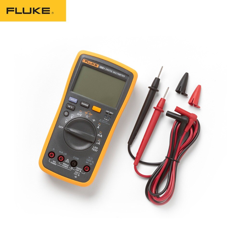 F18B + LED tester AC / DC voltage and current digital multimeter digital voltage tester voltage resistance capacitance test