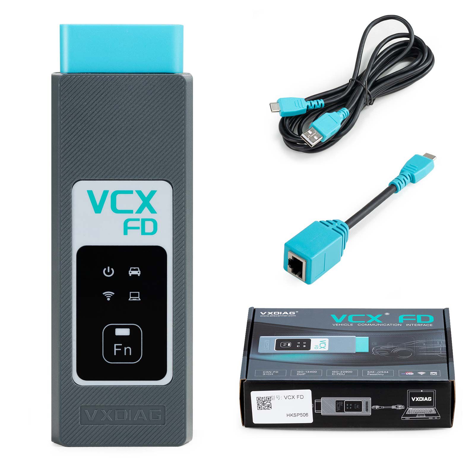 2024 VXDIAG VCX-FD GM Intelligent Vehicle Diagnostic Interface for GM Chevrolet/ Buick/ Cadillac/ Opel/ Holden Diagnostic Tool