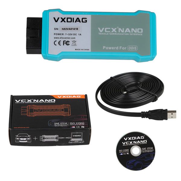 WIFI Version VXDIAG VCX NANO 5054 ODIS V5.1.5 Support UDS Protocol and Multi-language