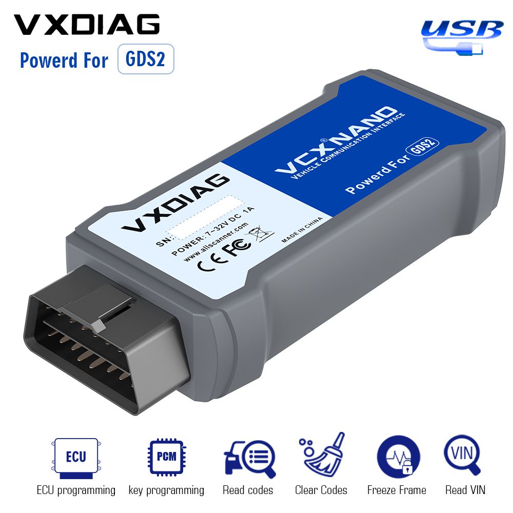 USB Version VXDIAG VCX Nano for GM And OPEL Diagnostic Tool