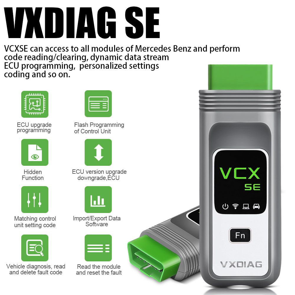 VXDIAG VCX SE for Benz with 2TB Full Brands Software HDD for VXDIAG MULTI Tool Open Donet License for Free For BMW Mini Coding Inpa