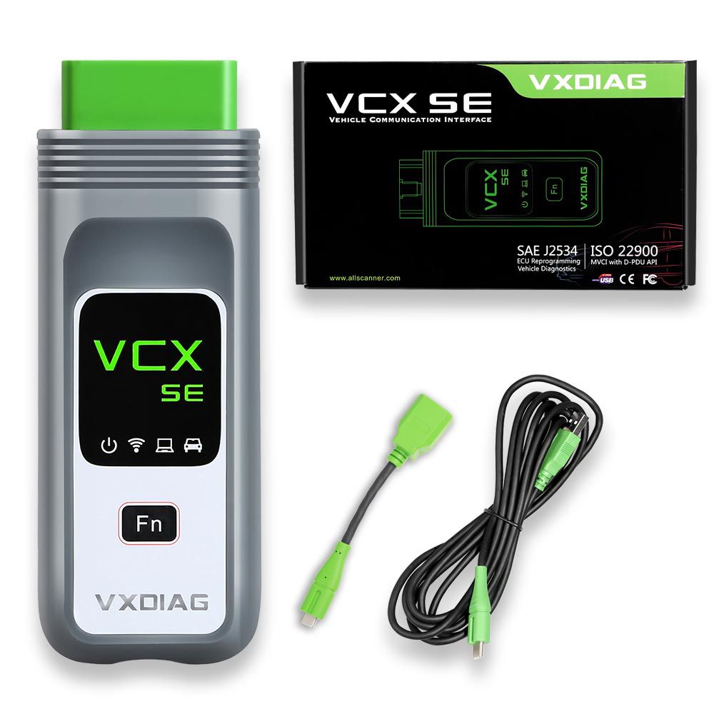 VXDIAG VCX SE for PSA Peugeot Citroen DS Opel after 2006 J2534 Passthru Device Support wifi and Type C USB