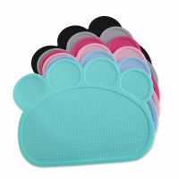 Waterproof Pet Mat for Dog Cat Silicone Pet Food Pad Pet Bowl Drinking Mat Dog Feeding Placemat easy Washing