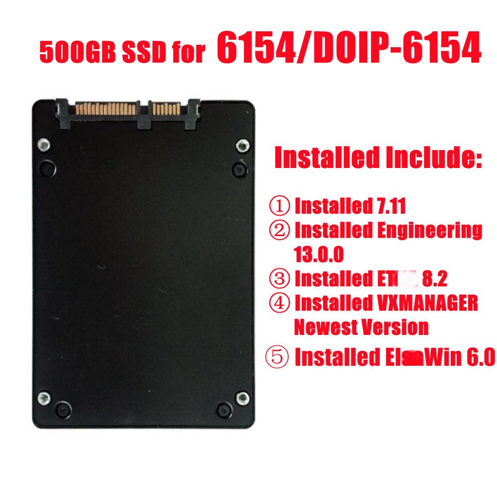 Wifi 6154 V7.11 V184 Full Chip VAG Diagnostic Scanner with HDD/SSD Installed 7.11 and Engineer 13.0 Support Online Coding
