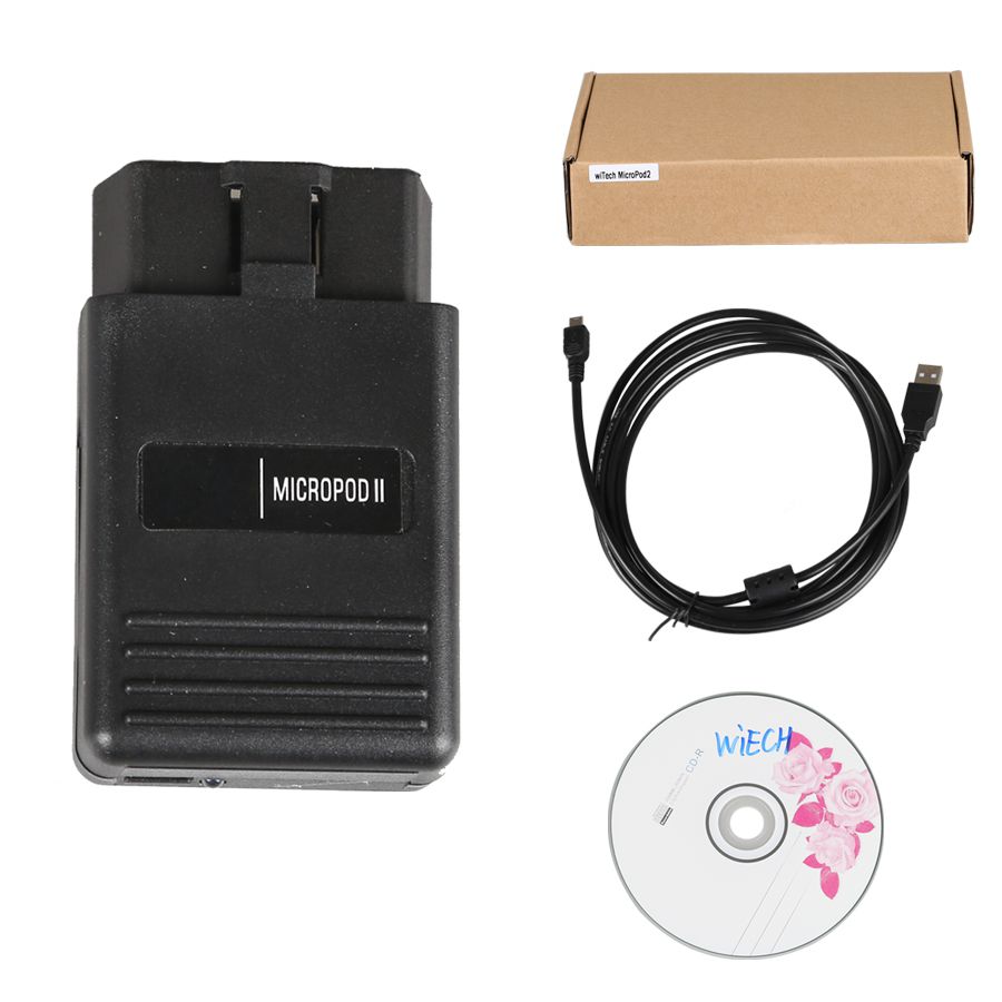 Multi-language wiTech MicroPod 2 Diagnostic Programming Tool V17.03.01 for Chrysler Supports Online Programming Recommend COBD22