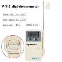 WT-2 Digital Thermometer -50 ℃-- +300℃ Kitchen Cooking Food Thermometer Preserve Data stainless steel sensorprobe