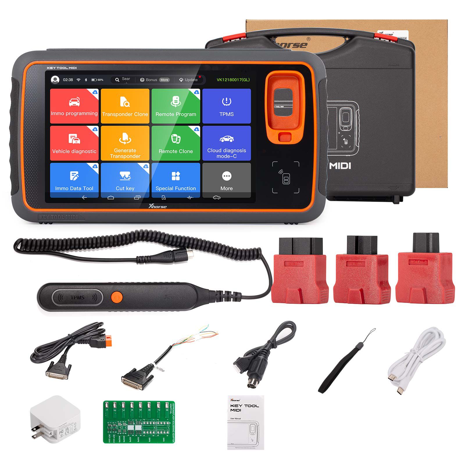 2025 Xhorse Key Tool MIDI All-in-One Advanced Version for IMMO/ TPMS/ Programming/ Diagnostics Tool