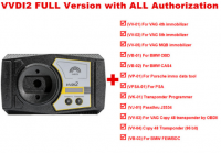 Xhorse VVDI2 Completed Version VVDI2 Full + OBD48 + MQB + ID48 96 Bit Copy + BMW FEM/BDC + Toyota H Chip Authorization