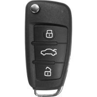 Xhorse XNA600EN Wireless Remote Key Audi A6L Flip 3 Buttons English Version 5pcs/lot