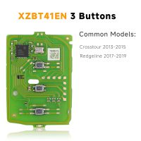 XHORSE XZBT41EN 3 Button HON.D Special PCBs for Honda Crosstour 2013-2015 Redgeline 2017-2019 5pcs/lot