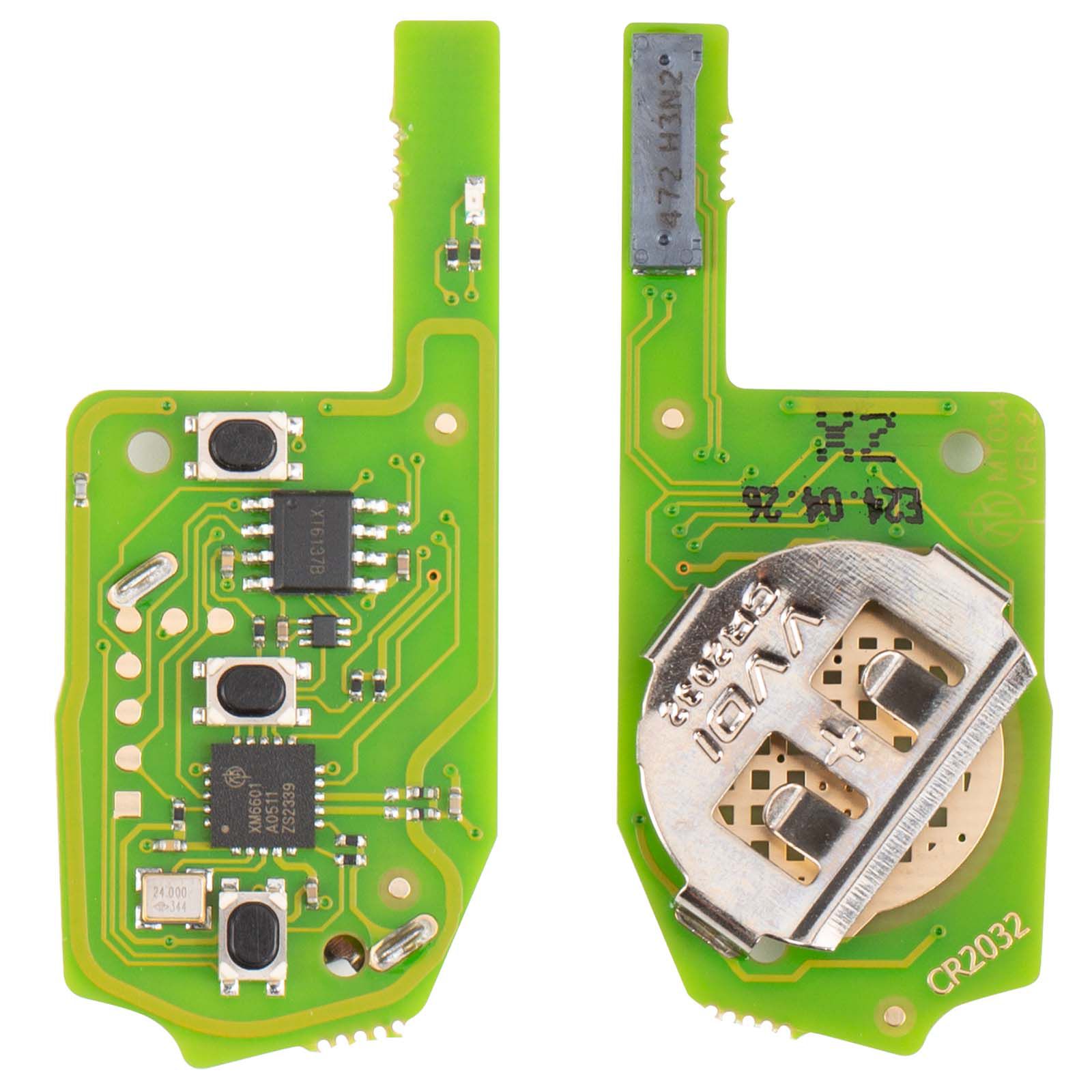 2024 XHORSE XZVGM1EN XZ Series VW.G MQB48 Special PCB Board for Volkswagen Models 3 Buttons 5pcs/lot